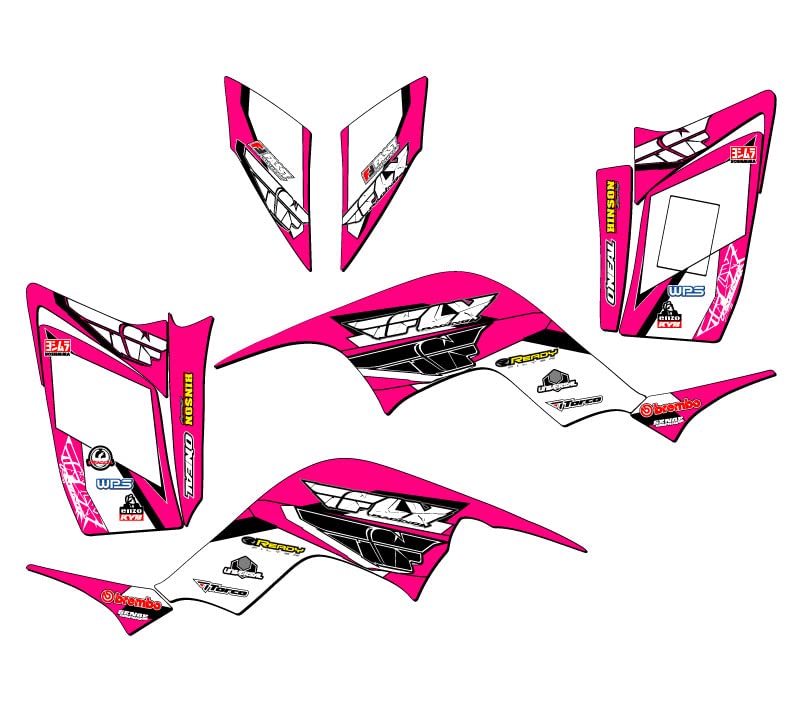Amazon.com: All Years Raptor 90 13 Fly Pink Senge Graphics Kit